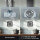 Cappa aspirante 80cm grigio opaco PLOOM8005G Illuminazione ambientale RGBW