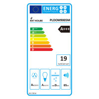 Cappa aspirante 90cm design a specchio PLOOM9005M Illuminazione ambientale RGBW