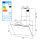 Cappa aspirante 60cm TRIO6025S