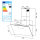 Cappa aspirante 80cm TRIO8025S
