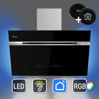 Cappa aspirante 80cm AURORA8005SE Illuminazione...