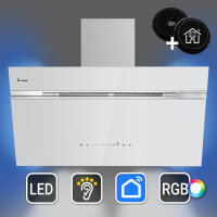Cappa aspirante 90cm AURORA9005WED Illuminazione...