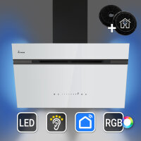 Cappa aspirante 80cm AURORA8005SW Illuminazione...
