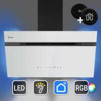 Cappa aspirante 90cm AURORA9005SW Illuminazione...
