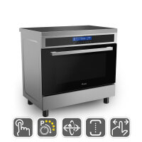 Forno a libera installazione con piano di cottura a...