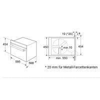 Microonde da incasso EBM4502S