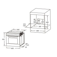 Forno e Piano Cottura Induzione SET8805IH592FZ