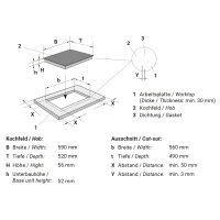 Induction Hob self-sufficient IND5905EDIT