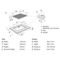 Induction Hob self-sufficient IH87704RL