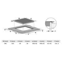 Forno e Piano Cottura Induzione SET8805IH859RL
