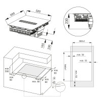 Piano Cottura Induzione autosufficiente IND600DRAFT