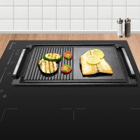 BBQ20 Piastra grill Piastra grill per piani di cottura a induzione 20x36