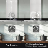 Cappa aspirante 90cm FLAT9006ED