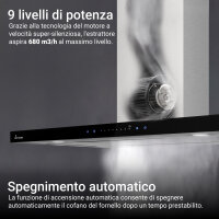 Cappa aspirante 90cm FLAT-INSEL-6