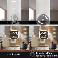Cappa aspirante 90cm FLAT-INSEL-6