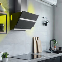 Cooker hood 90cm HERMES9005SM RGBW ambient lighting
