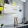 Cappa aspirante 90cm HERMES8005WM Illuminazione ambientale RGBW