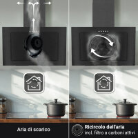Cappa aspirante 60 cm VTH6004S