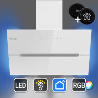Cappa Aspirante 90?cm ECCO8005WM con Illuminazione...
