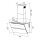 Dunstabzugshaube 80cm ECCO8005WM RGBW Ambientebeleuchtung