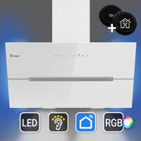 Cappa Aspirante 90?cm ECCO9005WM con Illuminazione...