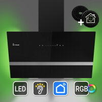 Cappa aspirante 80cm EASY8005SM Illuminazione ambientale...