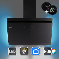 Cappa aspirante 90cm SOLO9005SM Illuminazione ambientale...